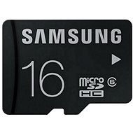 Samsung 16 GB micro SDHC + SD Adapter - Memory Card