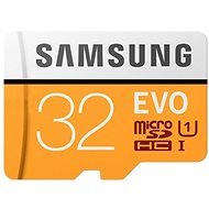 Samsung MicroSDHC 32 GB EVO UHS-I U1 + SD adapter - Memóriakártya