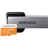  Samsung 64 GB micro SDXC Class 10 Card + USB EVO 2.0  - Memory Card