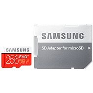 Samsung microSDXC 256GB EVO Plus Class 10 UHS-I + SD Adapter - Speicherkarte