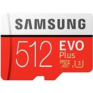 Samsung MicroSDXC 512 GB EVO Plus UHS-I U3 + SD adaptér - Pamäťová karta