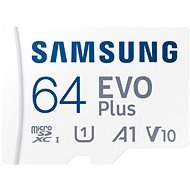 Samsung MicroSDXC 64GB EVO Plus + SD Adapter - Memory Card