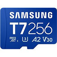 Samsung T7 MicroSDXC 256GB + SD adaptér - Memory Card
