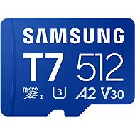 Samsung T7 MicroSDXC 512GB + SD adaptér - Memory Card