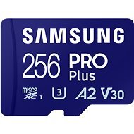 Samsung MicroSDXC 256 GB PRO Plus + SD adaptér (2023) - Pamäťová karta
