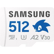 Samsung MicroSDXC 512GB PRO Plus Sonic the Hedgedog + SD adapter - Memory Card