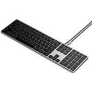 Satechi Slim W3 USB-C BACKLIT Wired Keyboard – Space Grey – US - Klávesnica