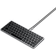 Satechi Slim W1 USB-C BACKLIT Wired Keyboard – Space Grey – US - Klávesnica