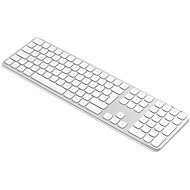 Satechi Aluminum Bluetooth Wireless Keyboard for Mac - Silver - US - Tastatur