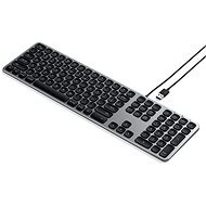 Satechi Aluminum Wired Keyboard for Mac - Space Gray - US - Tastatur