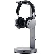 Satechi Aluminum Headphone Stand Hub - Space Grey - Fejhallgató állvány