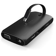 Satechi USB-C On-the-go Multiport Adapter, fekete - Port replikátor