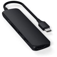 Satechi Type-C Slim Multiport adaptér - Černý - USB Hub