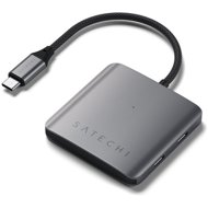 Satechi 4port USB-C Hub with PD - Gray (Space Gray) - USB Hub