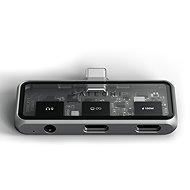 Satechi Mobile XR Hub with dual USB-C and Audio - Space Gray - USB Hub