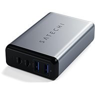 Satechi 75W Dual Type-C PD Travel Charger Space Grey - AC Adapter
