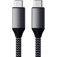 Satechi USB-C to USB-C 100W Braided Charging 2m Cable - Grey - Tápkábel