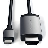 Satechi Aluminium Type-C to 4K HDMI Cable – Space Grey - Video kábel