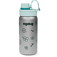 ergobag stainless steel bottle, flowers 500ml - Children's Water Bottle