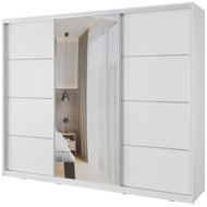 Cheapest furniture - NEJBY BARNABA 250 cm with sliding door, white - Wardrobe