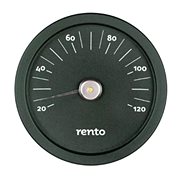 RENTO Sauna thermometer, black aluminium - Sauna Thermometer