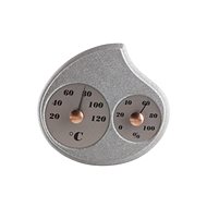 HUKKA Sauna thermometer with hygrometer, stone - Sauna Thermometer