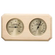 SENTIOTEC Sauna thermometer with hygrometer, aspen - Sauna Thermometer