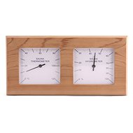 SENTIOTEC Sauna thermometer with hygrometer, cedar - Sauna Thermometer