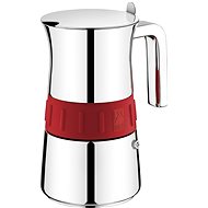 Monix Moka Teapot Elegance Red- 4 Cups - Moka Pot