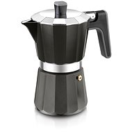 Monix Moka Pot Perfecta Black - 6 Cups - Moka Pot