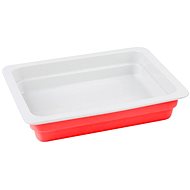 LAVA METAL Cast Iron Plate 33x26cm - Red - Plate