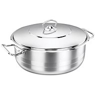 Korkmaz Mega - Extra-low Stainless-steel Casserole 10l - Casserole Pot