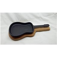 LAVA METAL Guitar - Cast Iron Plate with Wooden Base - Plate