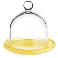 GLASMARK Lemon Jar with Lid/Yellow Saucer - Storage Jar