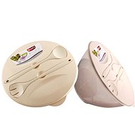 Branq Salad Set Cykoria (Bowl with Lid, Fork, Spoon) - Bowl