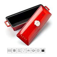 LAVA METAL Cast iron terrine - red - Roasting Pan