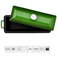 LAVA METAL Cast iron terrine - green - Roasting Pan