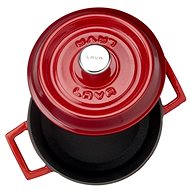 LAVA METAL Cast Iron Round Pot 16cm - Red - Pot