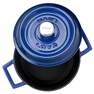 LAVA METAL Cast Iron Round Pot 18cm - Blue - Pot