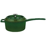LAVA METAL Cast Iron Saucepan 16cm - Green - Saucepan