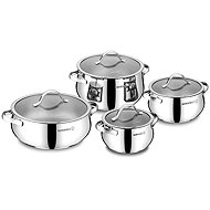 KORKMAZ Samara Stainless Steel 8-Piece Cookware Set - Cookware Set