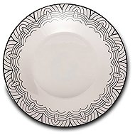 NAVA Greece Maya Porcelain Deep Plate 23cm - Plate