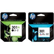 HP HP CH563EE + CH562EE sz. 301 fekete XL és színes - Tintapatron