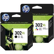 HP č. 302XL čierna + farebná - Cartridge