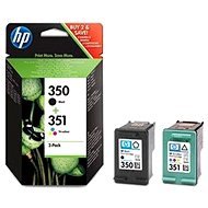 HP SD412EE č. 350 a č. 351 čierna, farebná - Cartridge