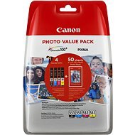 Canon CLI-551 Multipack + fotópapír PP-201 - Tintapatron
