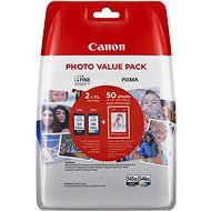 Canon PG-545XL + CL-546XL + fotópapír GP-501 Multipack - Tintapatron