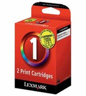 Dvojbalení cartridge LEXMARK No. 1 - -