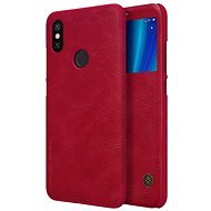 Nillkin Qin S-View Xiaomi Mi A2-höz piros - Mobiltelefon tok