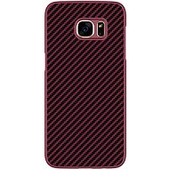 Nylkin Synthetic Fiber Carbon Red for Samsung G935 Galaxy S7 Edge - Phone Cover